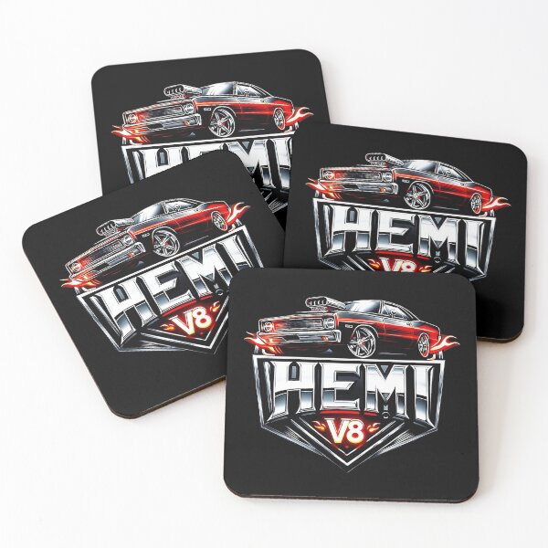 Item preview, HEMI V8 Muscle Car Power Flame Art designed and sold by DeimosArtIntl.