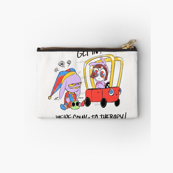 Item preview, Get In! We're Going To Therapy! The Amazing Digital Circus Pomni Jax designed and sold by SeraXYZ.