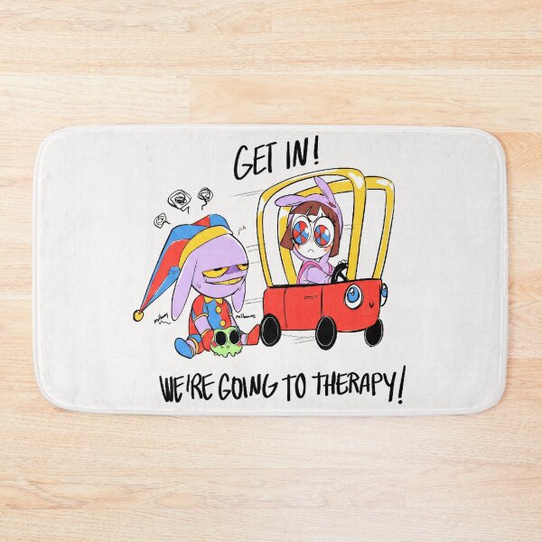 Item preview, Get In! We're Going To Therapy! The Amazing Digital Circus Pomni Jax designed and sold by SeraXYZ.