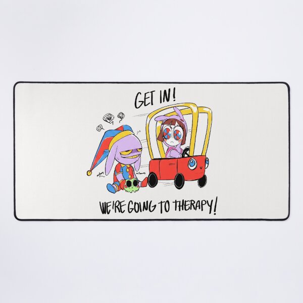 Item preview, Get In! We're Going To Therapy! The Amazing Digital Circus Pomni Jax designed and sold by SeraXYZ.