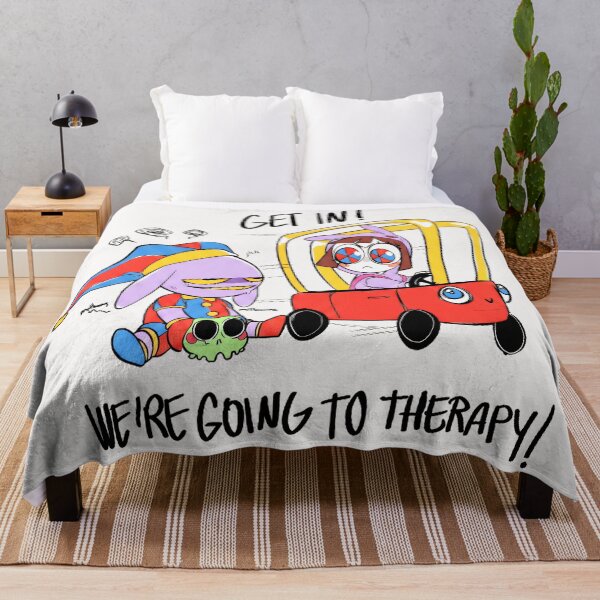 Item preview, Get In! We're Going To Therapy! The Amazing Digital Circus Pomni Jax designed and sold by SeraXYZ.