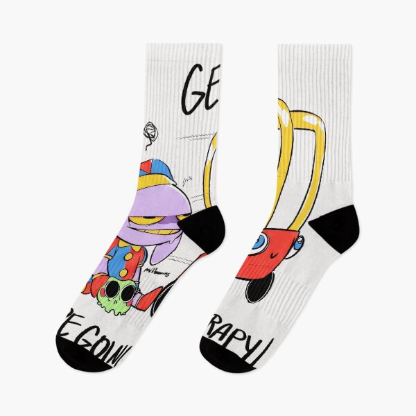 Item preview, Get In! We're Going To Therapy! The Amazing Digital Circus Pomni Jax designed and sold by SeraXYZ.