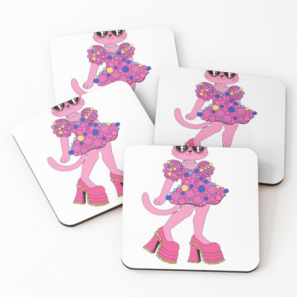 Item preview, Fashionable Kitty Cute Y2K Pink Cat Graphic Tee designed and sold by Mousy17.
