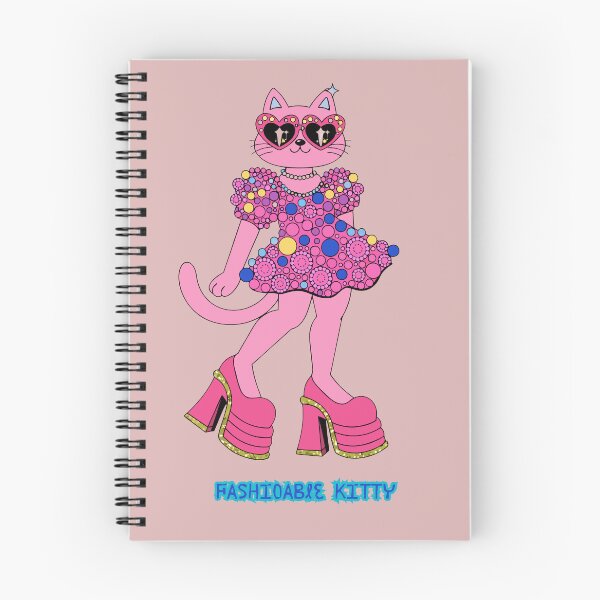 Item preview, Fashionable Kitty Cute Y2K Pink Cat Graphic Tee designed and sold by Mousy17.