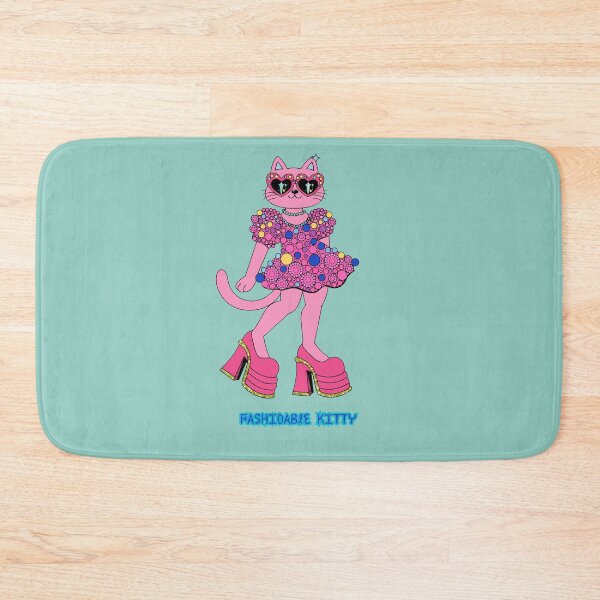 Item preview, Fashionable Kitty Cute Y2K Pink Cat Graphic Tee designed and sold by Mousy17.