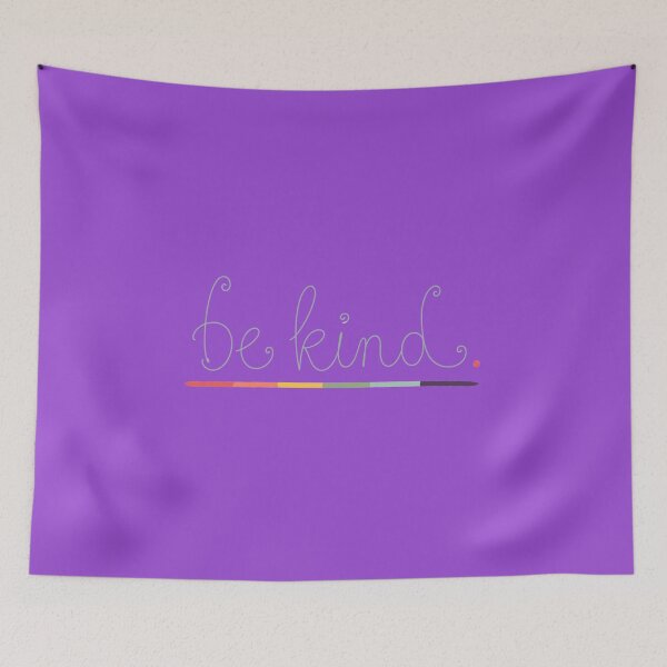 Item preview, Be Kind Rainbow Underline Kindness Positivity Tee designed and sold by bosamji.
