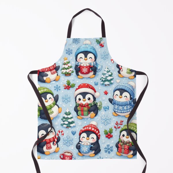 Item preview, Cute Winter Penguin Pattern – Kawaii Christmas Penguins Holiday Aesthetic Design designed and sold by RJACreative.