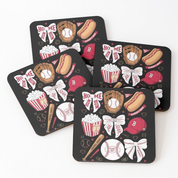 Item preview, Cute Baseball Bows Game Day Collage designed and sold by chtigbearetrin.