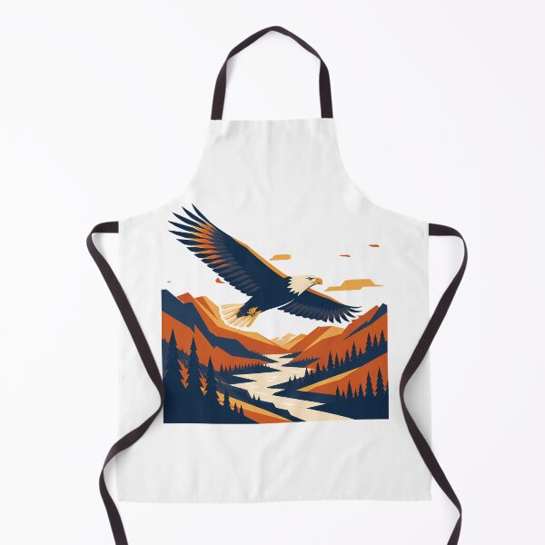 Item preview, Majestic Bald Eagle Mountain Valley Wilderness Landscape designed and sold by chattsuede.