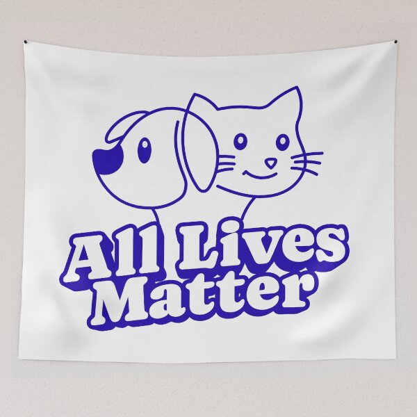 Item preview, All Lives Matter Cat and Dog Rescue Animal Lover Design designed and sold by shopfindingbeni.