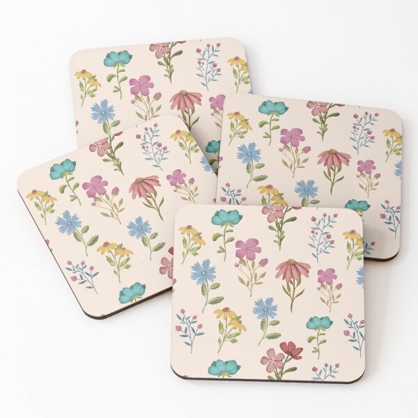Item preview, Meadow flowers print designed and sold by pinkyfish1010.