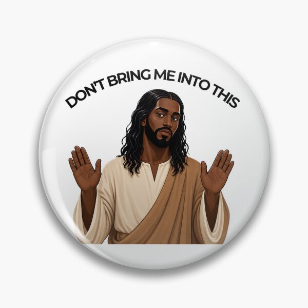 Item preview,  "Don't Bring Me Into This" Black Jesus Sticker designed and sold by AshleyJaneCo.