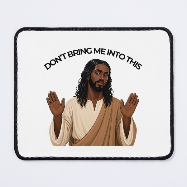 Item preview, "Don't Bring Me Into This" Black Jesus Sticker designed and sold by AshleyJaneCo.