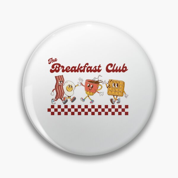 Item preview, The Breakfast Club Retro Breakfast Food Cartoon Funny Diner Design designed and sold by shopfindingbeni.