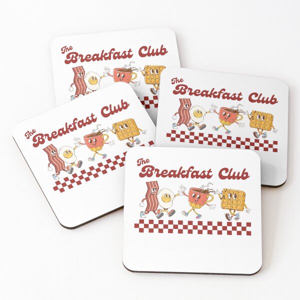 Item preview, The Breakfast Club Retro Breakfast Food Cartoon Funny Diner Design designed and sold by shopfindingbeni.