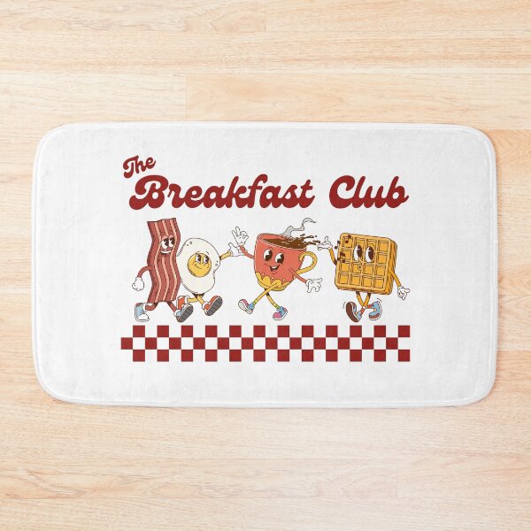 Item preview, The Breakfast Club Retro Breakfast Food Cartoon Funny Diner Design designed and sold by shopfindingbeni.