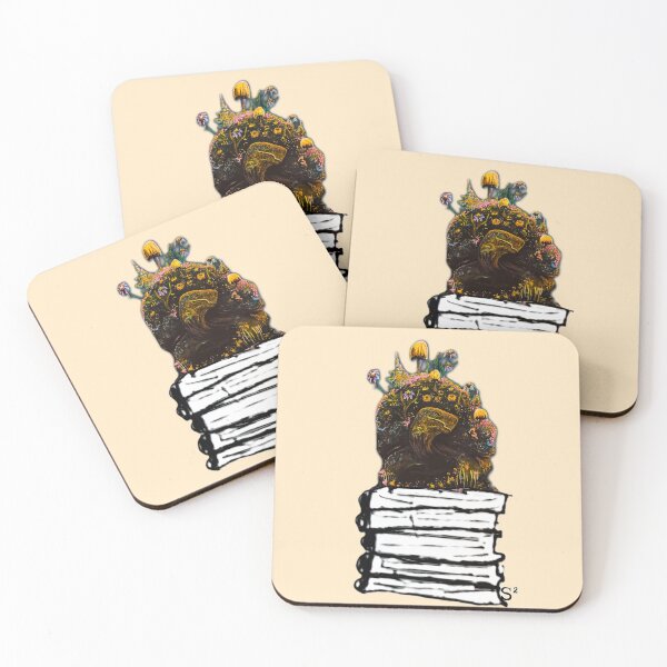 Item preview, Whimsical Turtle on Stack of Books Illustration designed and sold by ArtistsAtticWI.