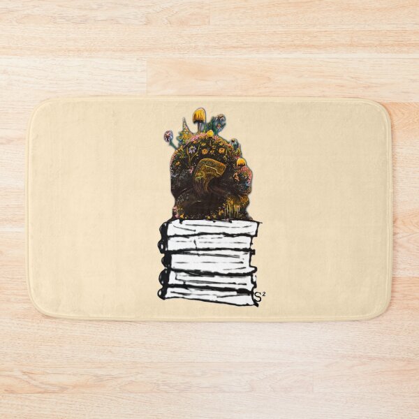Item preview, Whimsical Turtle on Stack of Books Illustration designed and sold by ArtistsAtticWI.