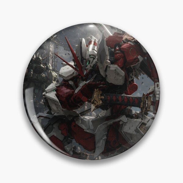 Item preview, Gundam Astray Red Frame Katana Mecha Poster | Epic Sci-Fi Anime Robot Warrior | Cyberpunk Mobile Suit Art designed and sold by Dyan4.