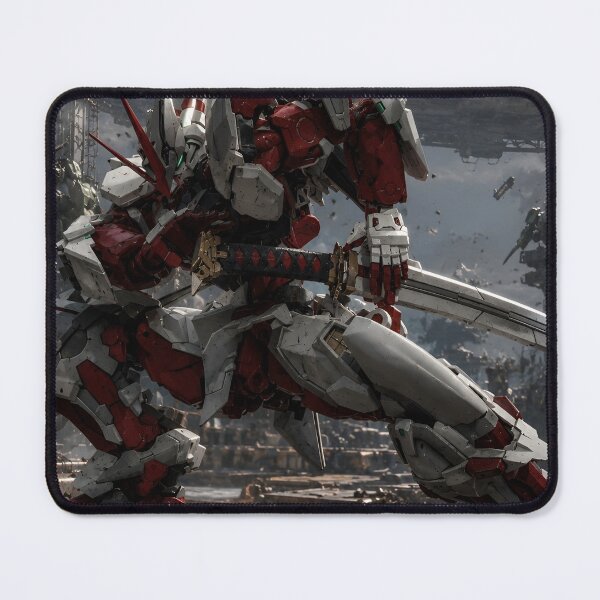 Item preview, Gundam Astray Red Frame Katana Mecha Poster | Epic Sci-Fi Anime Robot Warrior | Cyberpunk Mobile Suit Art designed and sold by Dyan4.