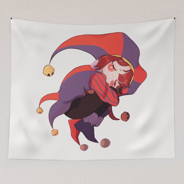 Item preview, Cute Sleeping Jester Harlequin Fantasy Character designed and sold by SeraXYZ.