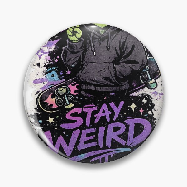Artikelvorschau, Bleib schräg entworfen und verkauft von stickerz-01.