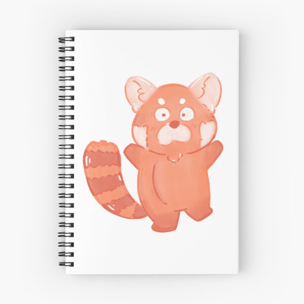 Item preview, Adorable Red Panda Waving Whimsical Wildlife Illustration designed and sold by 27Maydesign.