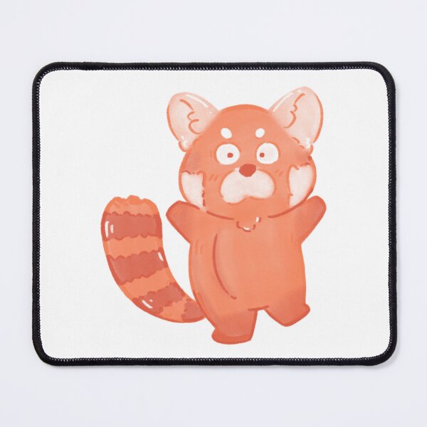 Item preview, Adorable Red Panda Waving Whimsical Wildlife Illustration designed and sold by 27Maydesign.