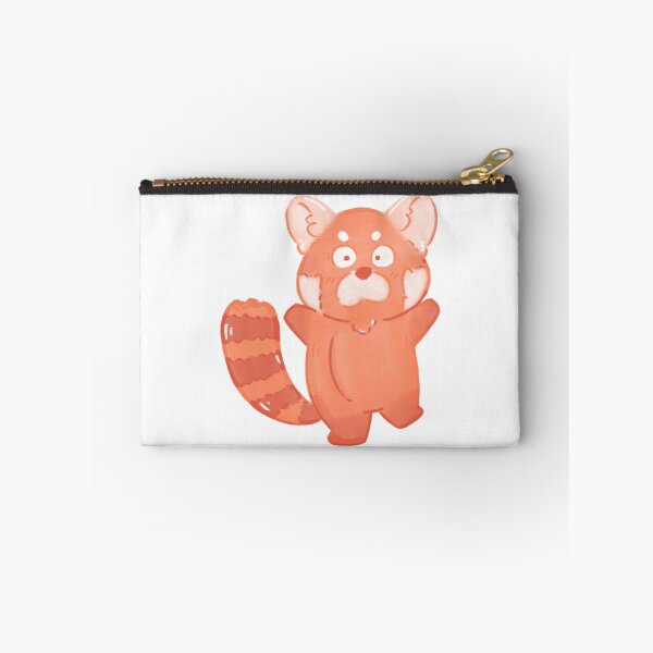Item preview, Adorable Red Panda Waving Whimsical Wildlife Illustration designed and sold by 27Maydesign.