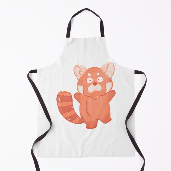 Item preview, Adorable Red Panda Waving Whimsical Wildlife Illustration designed and sold by 27Maydesign.