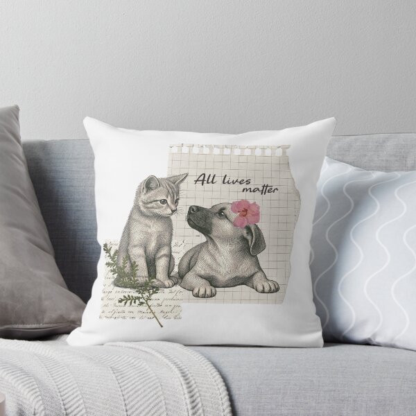 Item preview, All Lives Matter Vintage Cat and Dog Rescue Aesthetic Design designed and sold by shopfindingbeni.