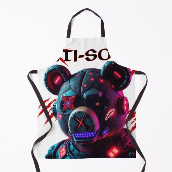 Item preview, Anti Social Cyber Bear Shirt – Futuristic Glitch Streetwear Graphic designed and sold by THEPLUGceoMERCH.