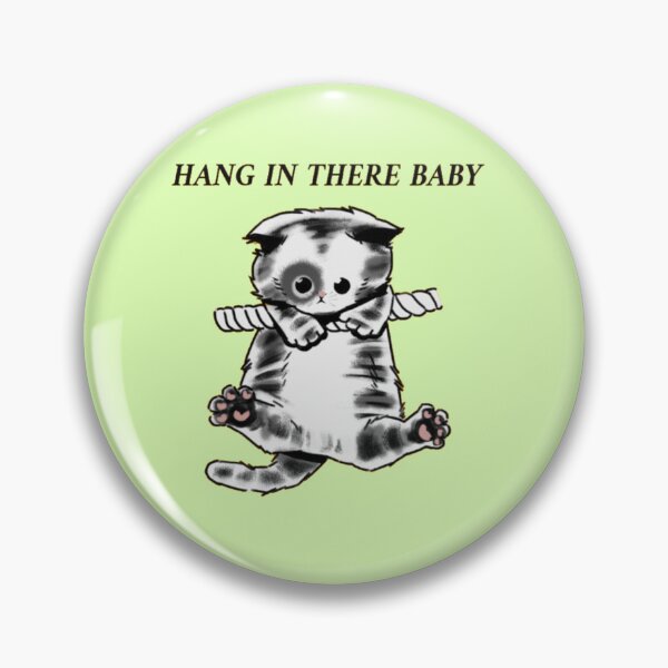 Item preview, Hang In There Baby Funny Cat Motivational designed and sold by GenZFashion000.