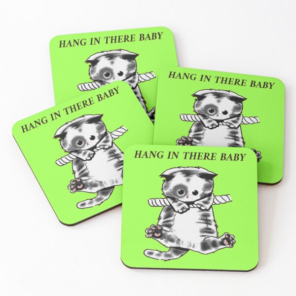 Item preview, Hang In There Baby Funny Cat Motivational designed and sold by GenZFashion000.