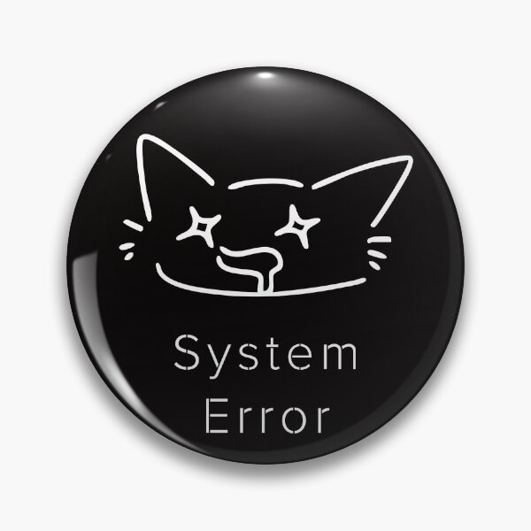 Item preview, System Error Funny Cat Minimalist Design designed and sold by ContigoART.