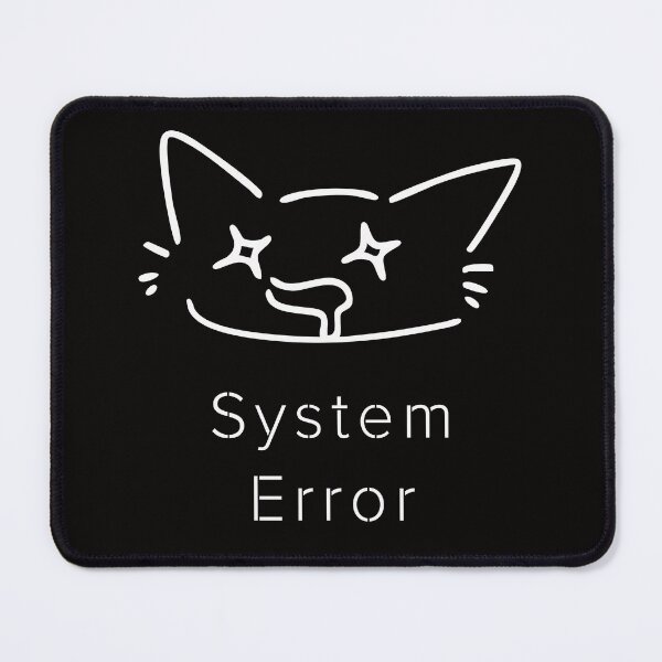 Item preview, System Error Funny Cat Minimalist Design designed and sold by ContigoART.