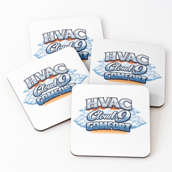 Aperçu de l'œuvre Logo CVC Cloud Comfort - Conception haut de gamme pour techniciens et entrepreneurs en CVC créée et vendue par FrozenHeat97.