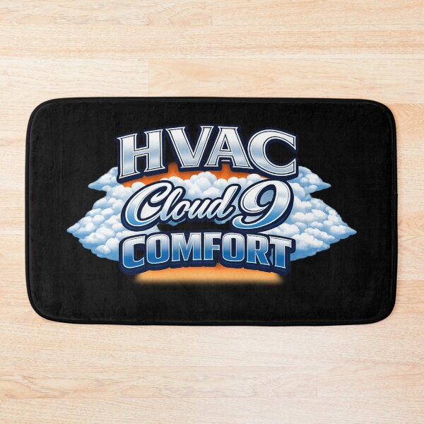 Item preview, HVAC Cloud Comfort Logo - Premium HVAC Technician & Contractor Design designed and sold by FrozenHeat97.
