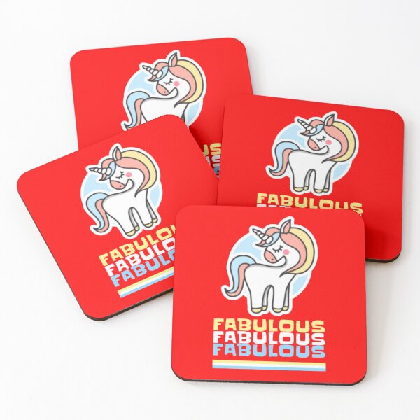 Item preview, Fabulous Cute Retro Unicorn Repeating Text designed and sold by GenZFashion000.