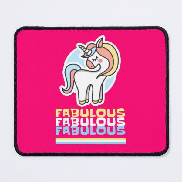 Item preview, Fabulous Cute Retro Unicorn Repeating Text designed and sold by GenZFashion000.