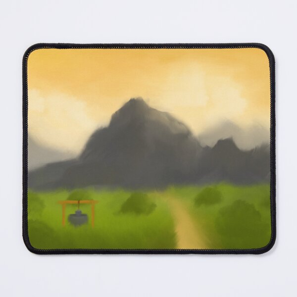 Item preview, Mountain Valley Landscape Painting designed and sold by EsmArtUniverse.