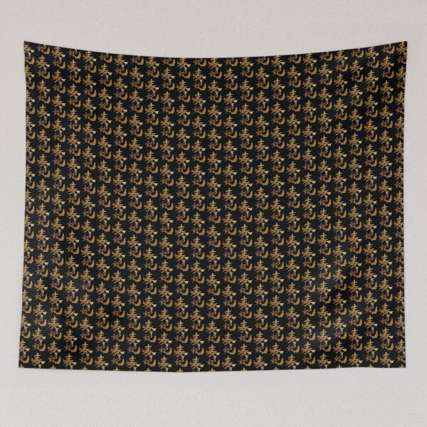 Item preview, Golden Sophie in Japanese Kanji Elegant Harmony Princess Calligraphy Art designed and sold by noworries-art.