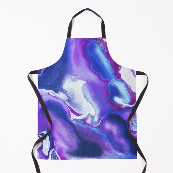 Artikelvorschau, Flüssige Farben Abstrakte violette und blaue Wellen entworfen und verkauft von Dibujo Divertido.