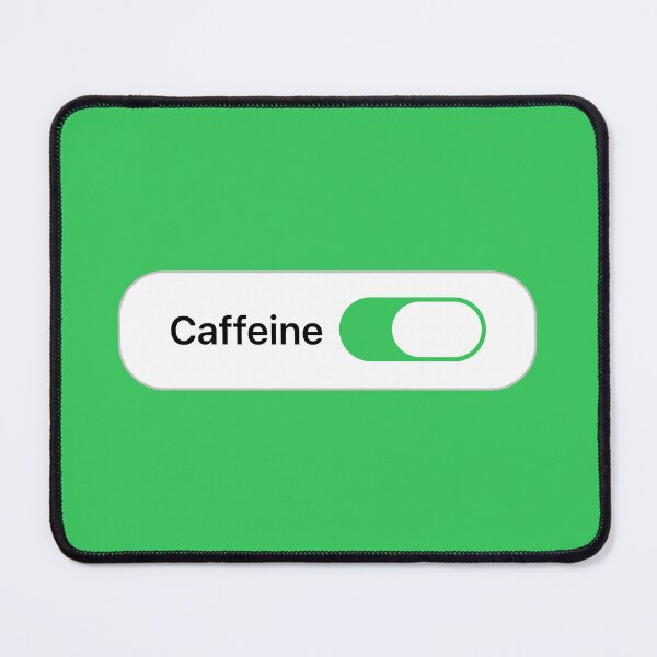 Item preview, Caffeine On Toggle Switch – Funny Coffee Lover Sticker designed and sold by Koyaanisqatsian.