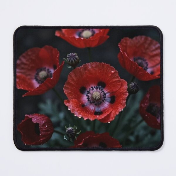 Item preview, Red Poppies After Rain designed and sold by CunningMaskPrints.