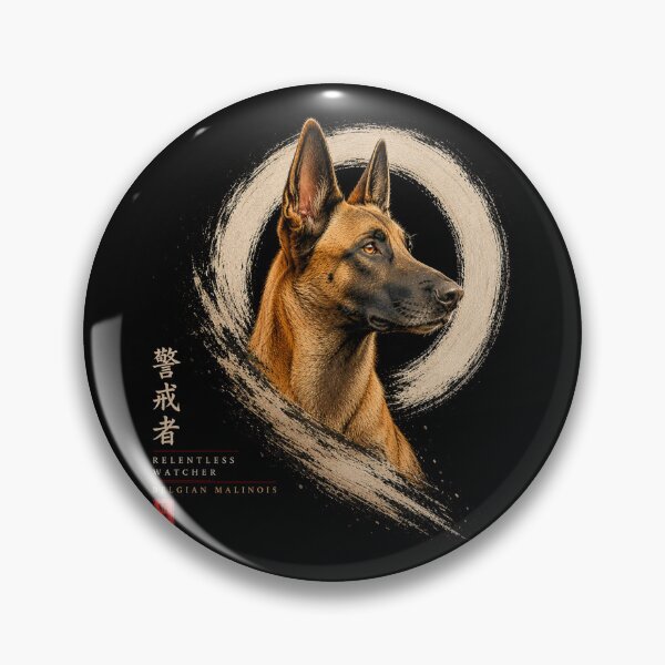 Item preview, Relentless Watcher – Belgian Malinois | Guardians of the Enso Collection designed and sold by Sanctum Icons.