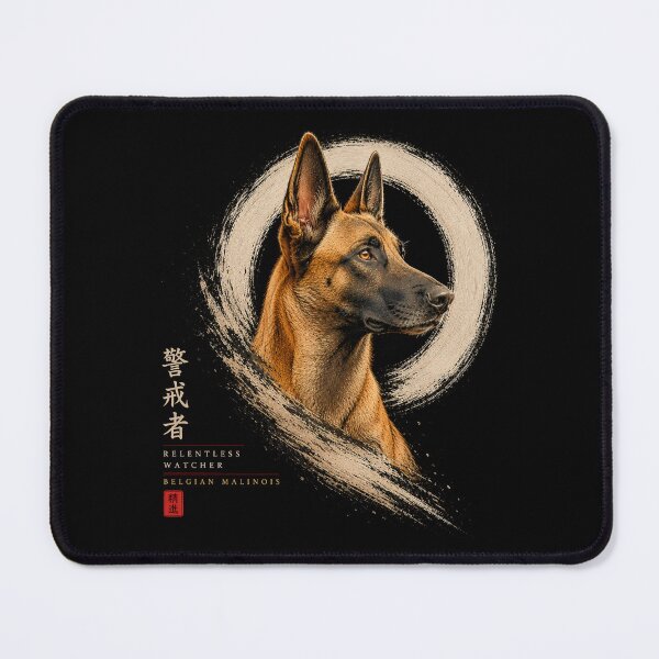 Item preview, Relentless Watcher – Belgian Malinois | Guardians of the Enso Collection designed and sold by Sanctum Icons.