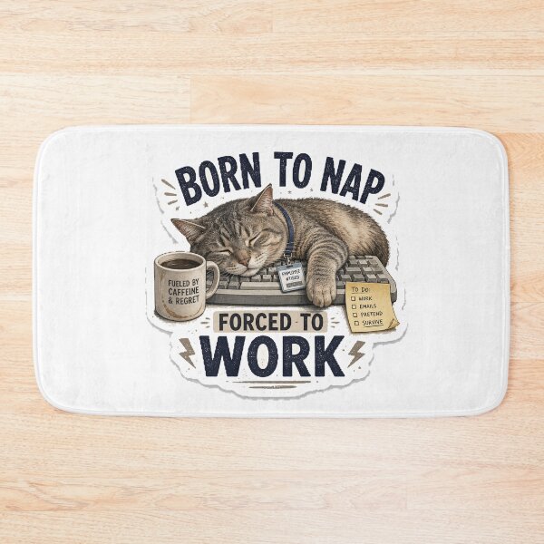Item preview, Born To Nap Forced To Work designed and sold by InkWanderStudio.