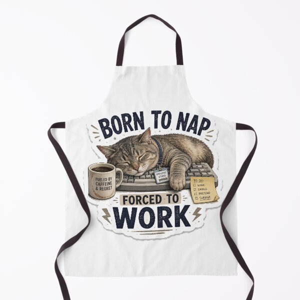 Item preview, Born To Nap Forced To Work designed and sold by InkWanderStudio.