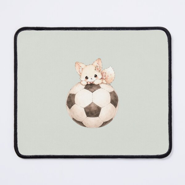 Item preview, Tinia Bunny-Fox & soccer designed and sold by Tingmade Studio.